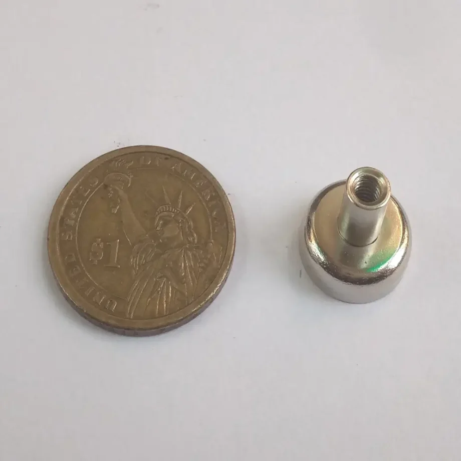 Internal Thread Magnet Internal Thread Pot Magnets PME-D16 - Strong Force 5.0kg - PATEL MAGNETS
