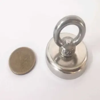 Neodymium hook magnet with Eyebolts PME-FA42